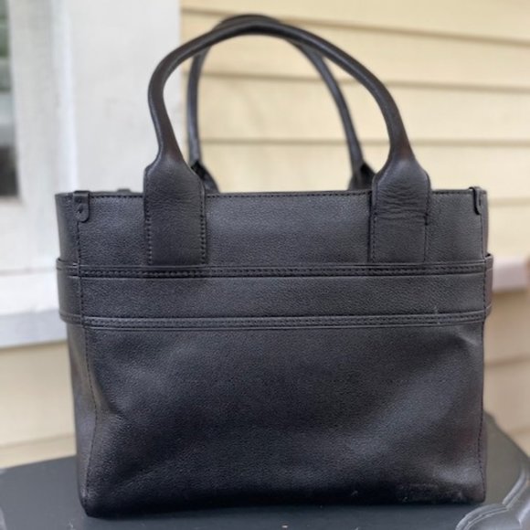 Structured Black Leather Kate Spade New York Handbag - Picture 3 of 10